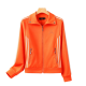 Bright Orange Track Jacket with Stripes